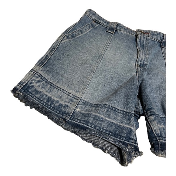 TOMMY Hilfiger Vintage distressed Y2K shorts womens size 12 - Picture 3 of 8